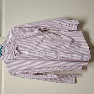 Brooks Brothers dress shirt.  Red stripe. Non iron